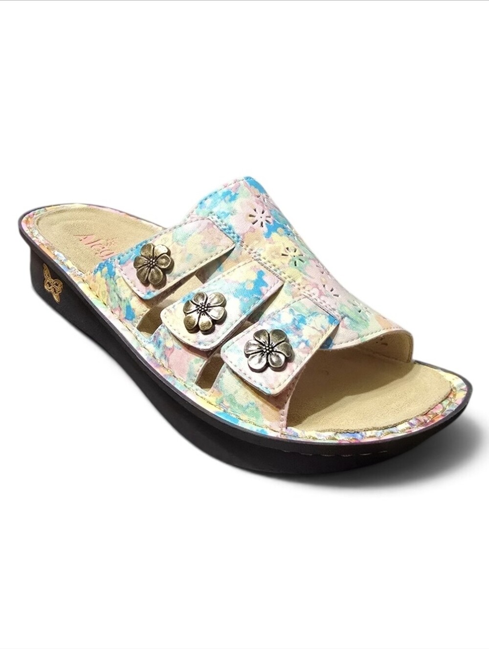 NWT Alegria Julee Leather Slide Sandals